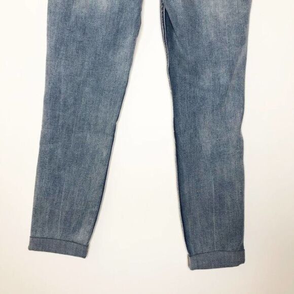 HUDSON Harkin Distressed Skinny Cropped Cuff Jeans - Picture 6 of 10